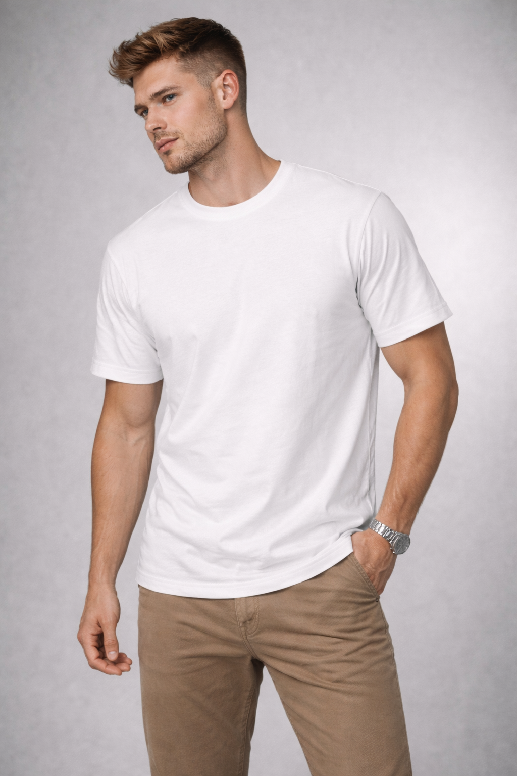 Compass Mountain Graphic Printed T-Shirt