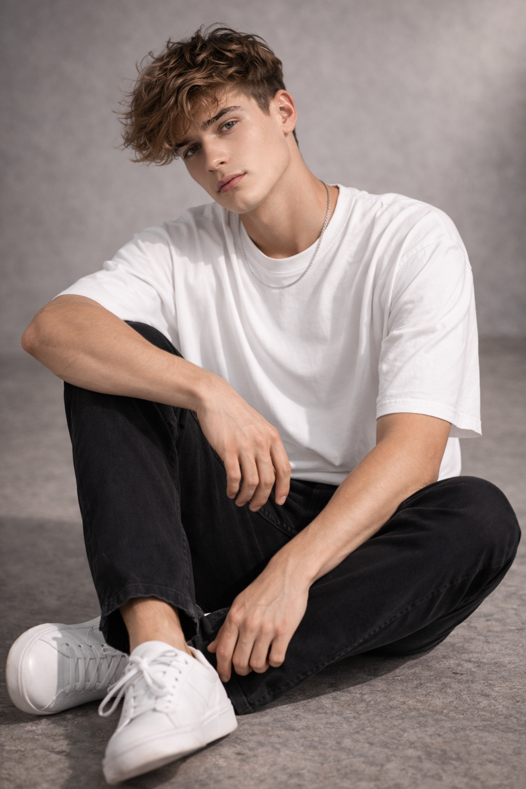 More Espresso Oversized White T-Shirt