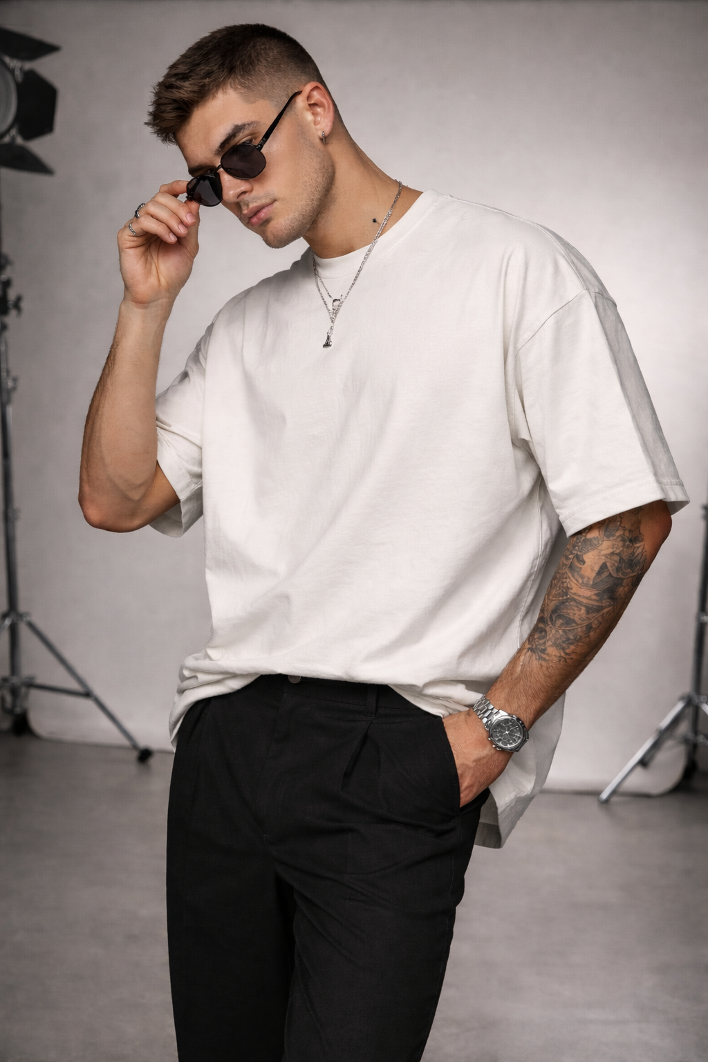 Malibu Vibe California Oversized T-Shirt – White