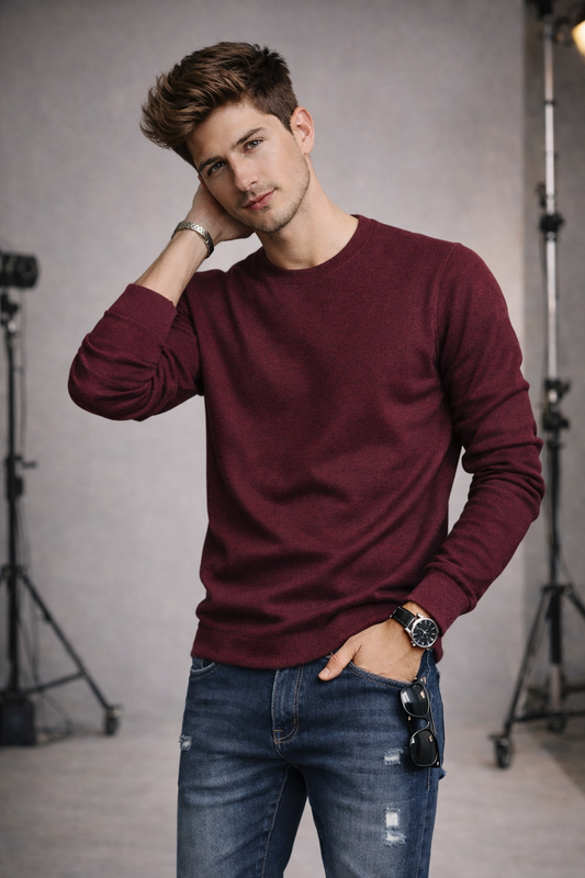 Cotton Popcorn Lycra  Maroon