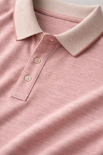 Premium Polo Pink T-Shirt