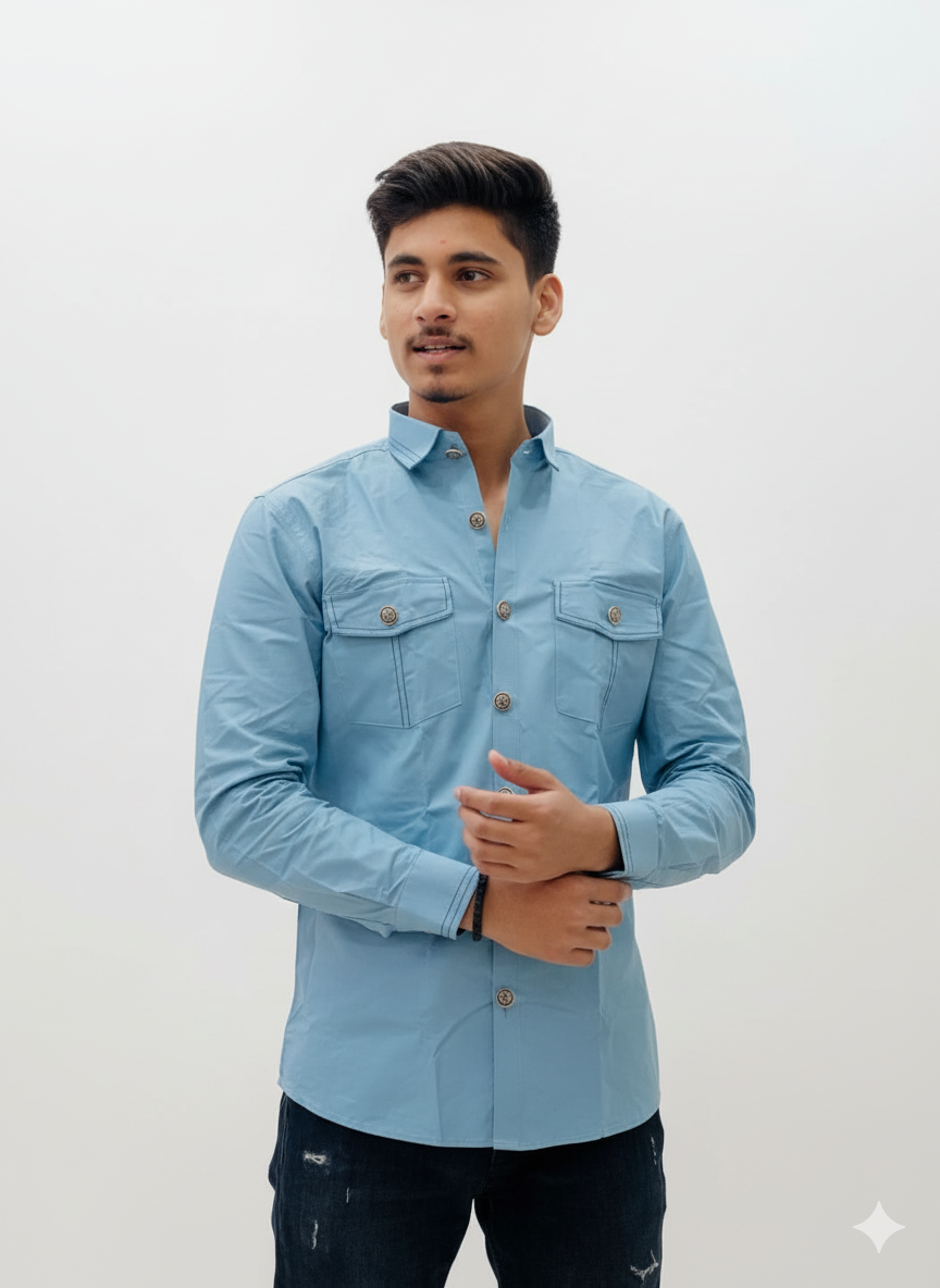 Sky Blue Duel Pocket