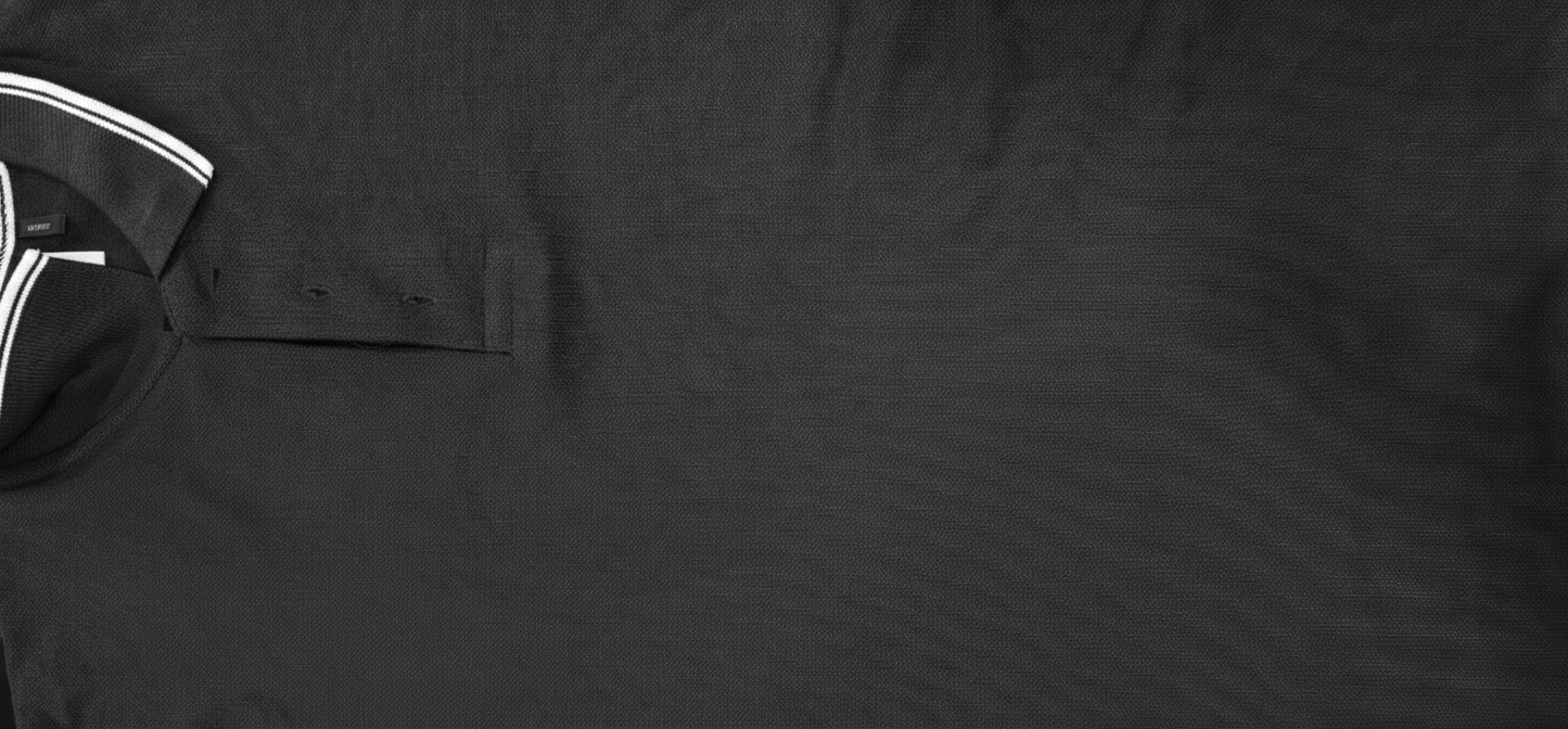 Contrast-Stitch Polo Shirt