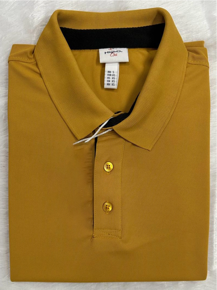 Gold Polo T-shirts (Higho2 Premium T-shirts)