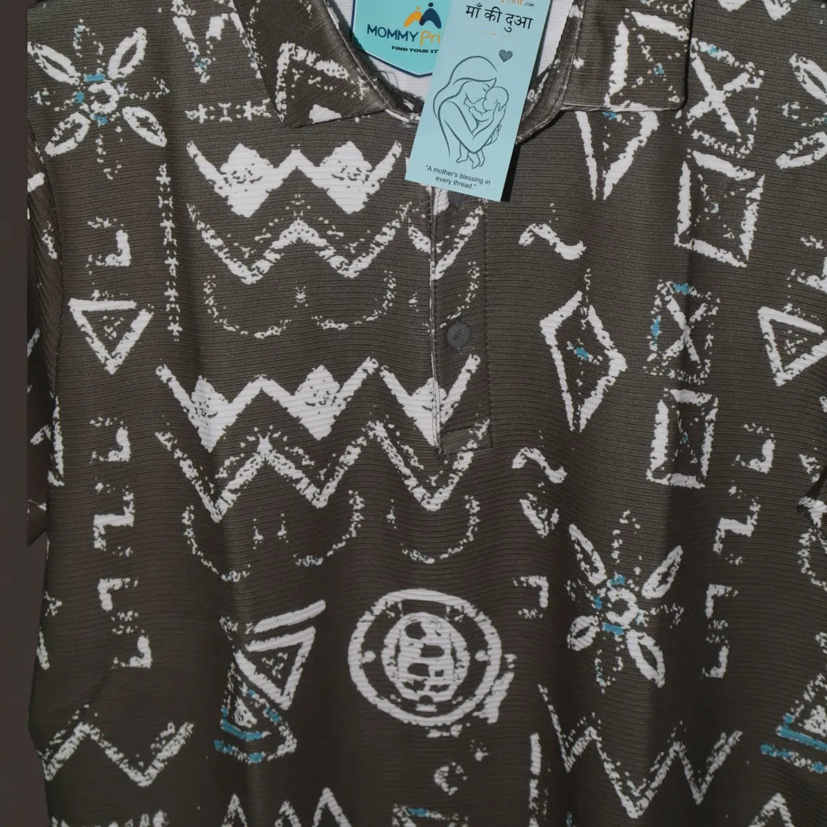 Printed Polo T-Shirt with Heavy Quality Fabric