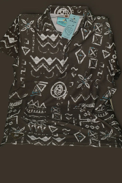 Printed Polo T-Shirt with Heavy Quality Fabric