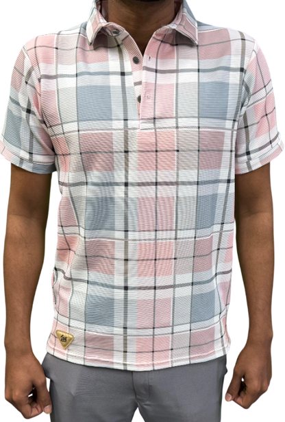 Premium Checked Polo T-shirt