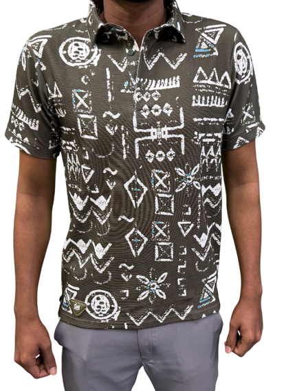 Printed Polo T-Shirt with Heavy Quality Fabric