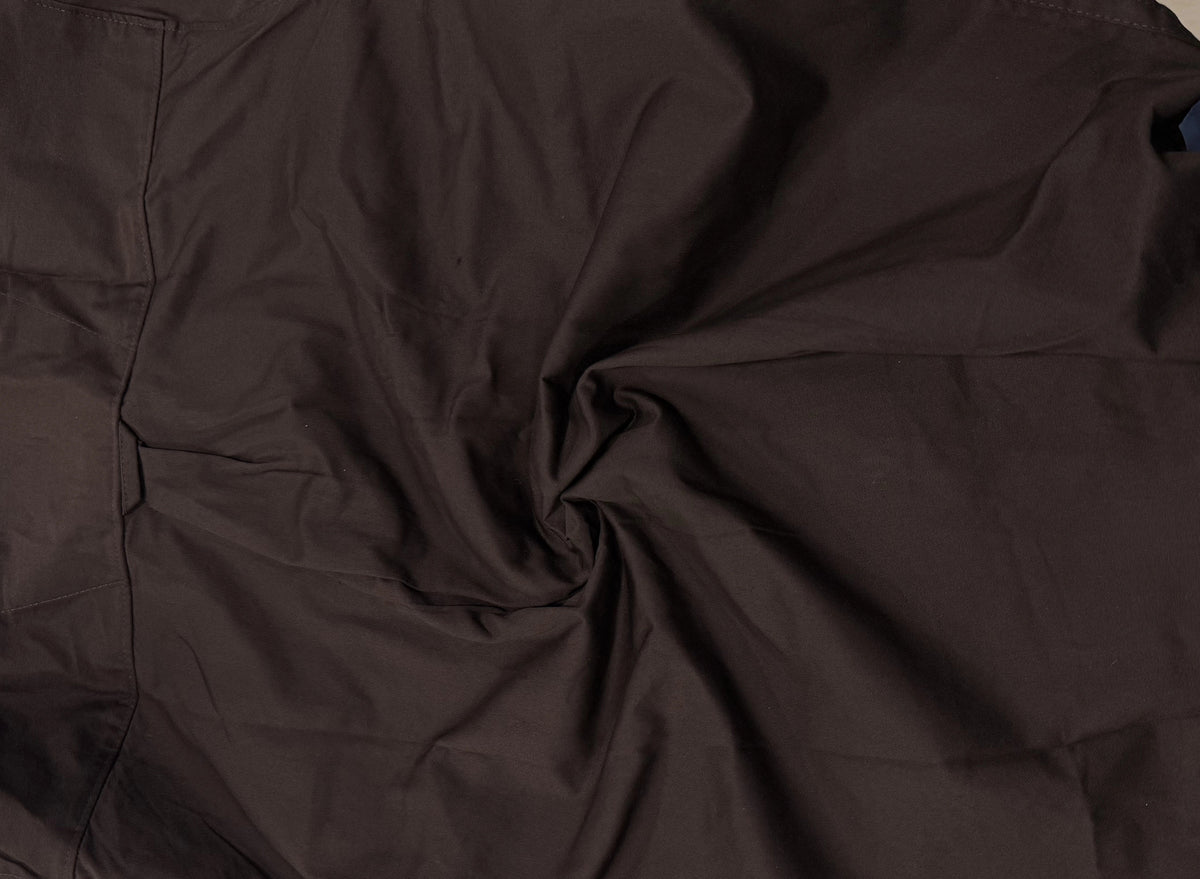 Premium Oxford Shirt with Elbow Patches – Rich Chocolate Brown