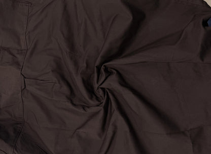Premium Oxford Shirt with Elbow Patches – Rich Chocolate Brown