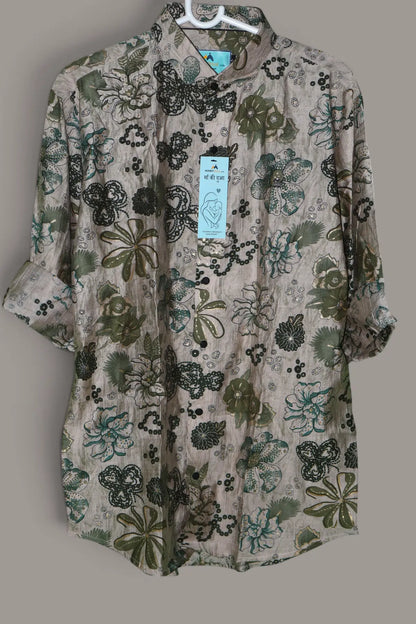 Botanical Print Shirt