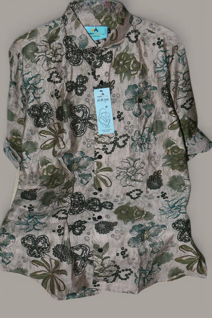 Botanical Print Shirt