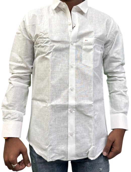 Premium Linen Shirt â€“ Classic White