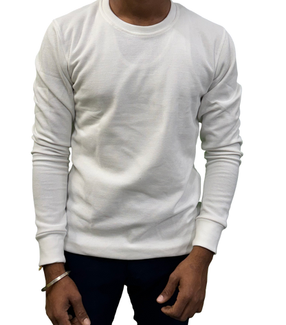 Premium Cotton Popcorn Lycra Full Sleeve T-Shirt