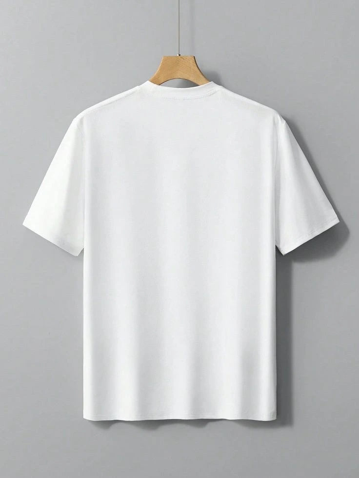 Round Neck White T-shirts Ohh Stree Friendship Karogi