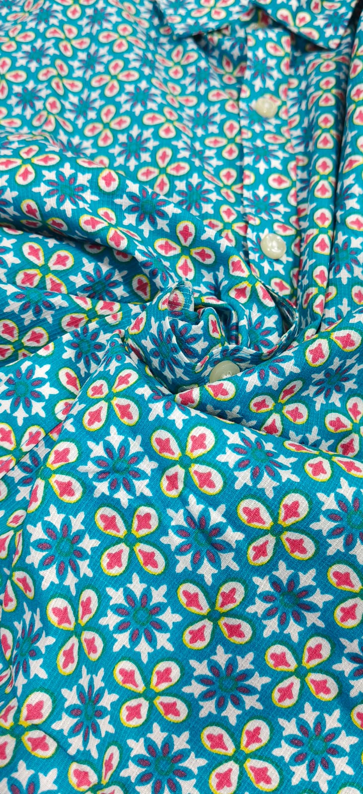Small-scale Floral Shirt
