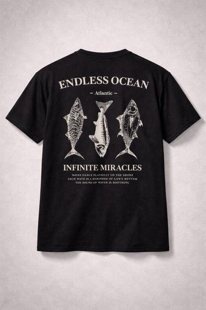 Endless Ocean Oversized Graphic T-Shirt