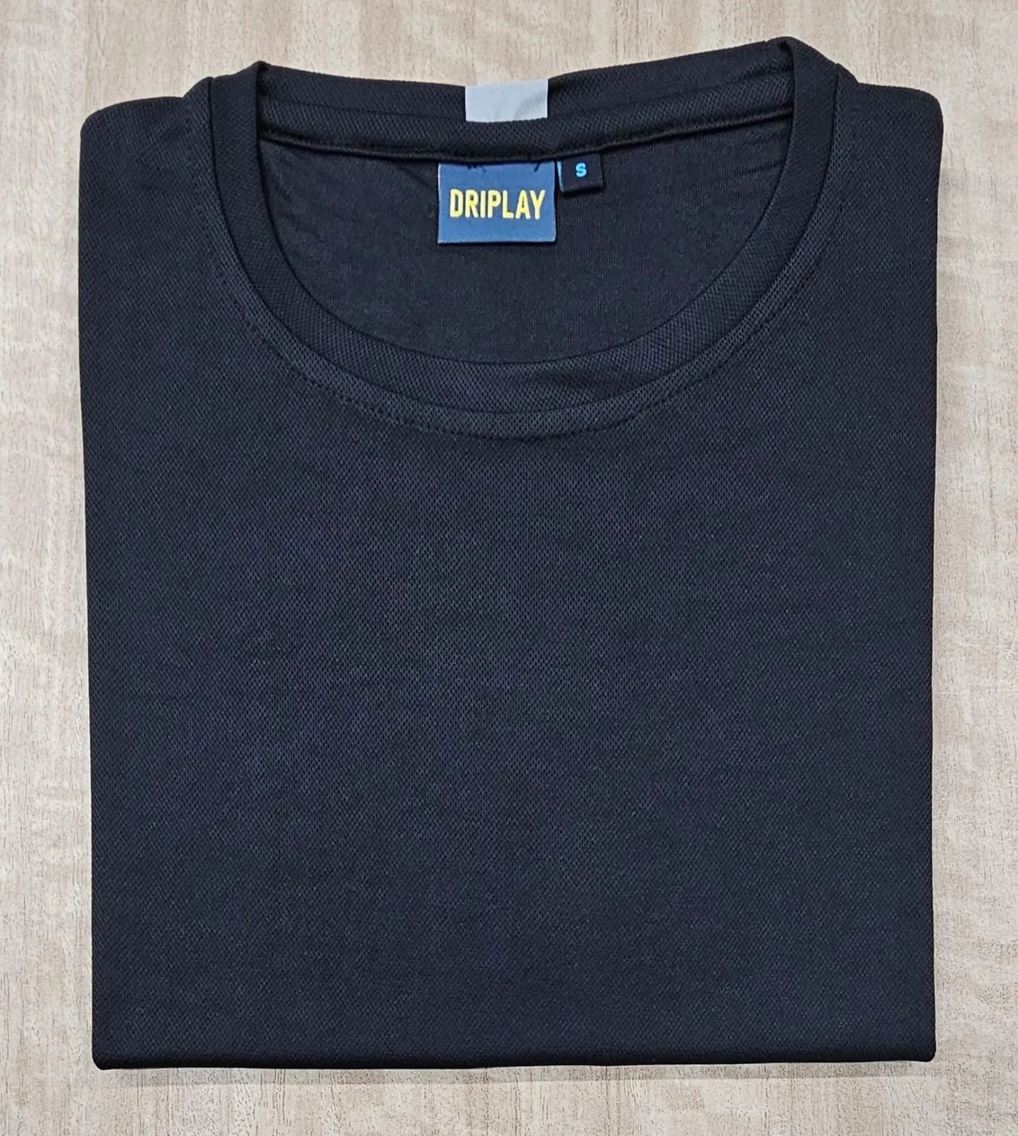 Polyester Black Plain T Shirts For Men