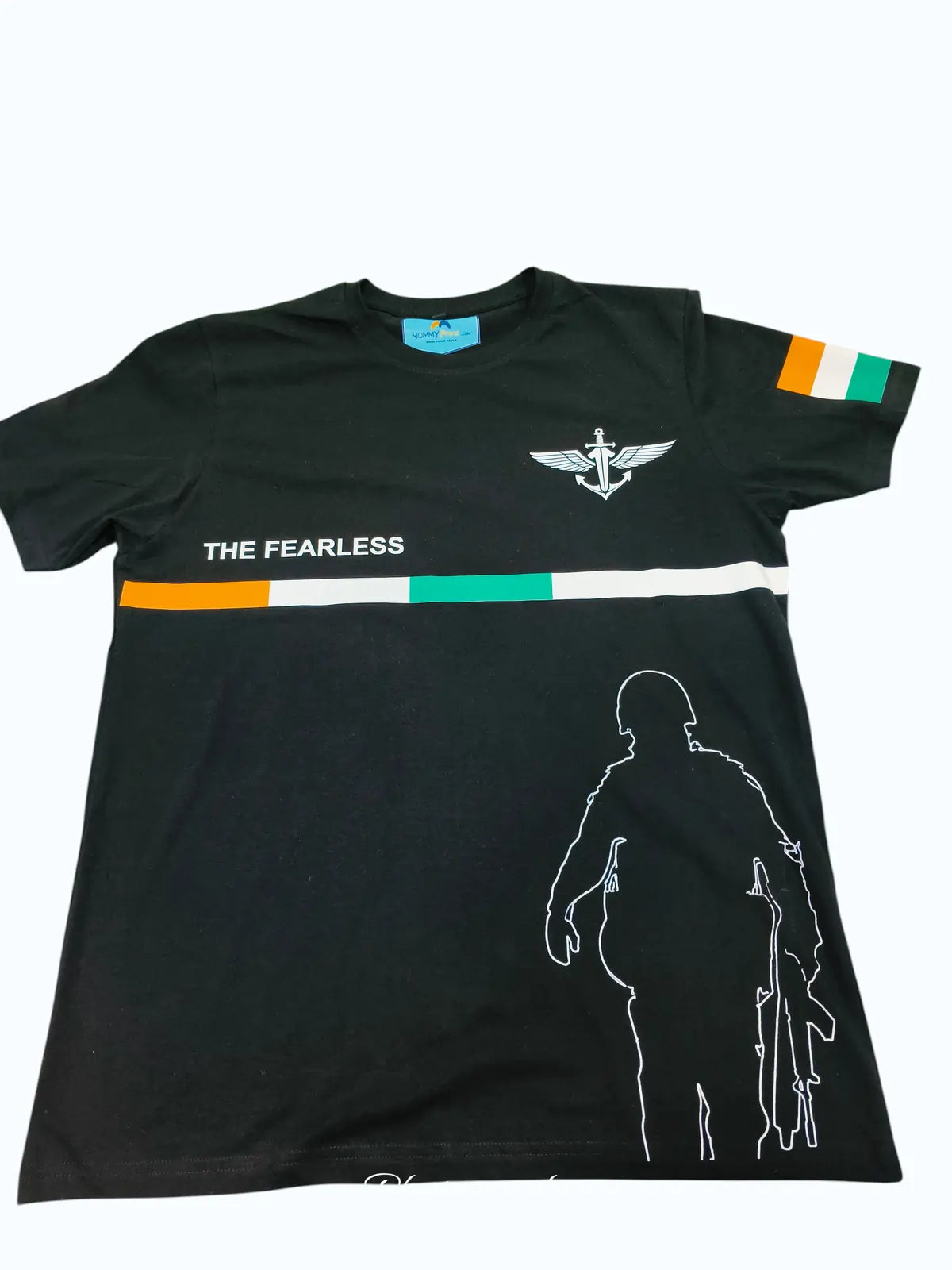 The Fearless Military-Inspired Graphic T-Shirt