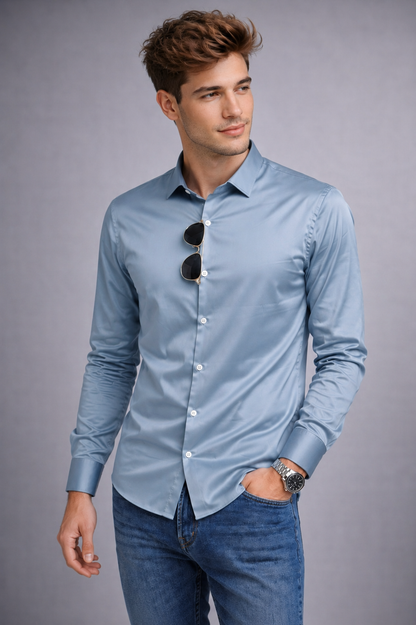 The Luxe  Satin Shirt