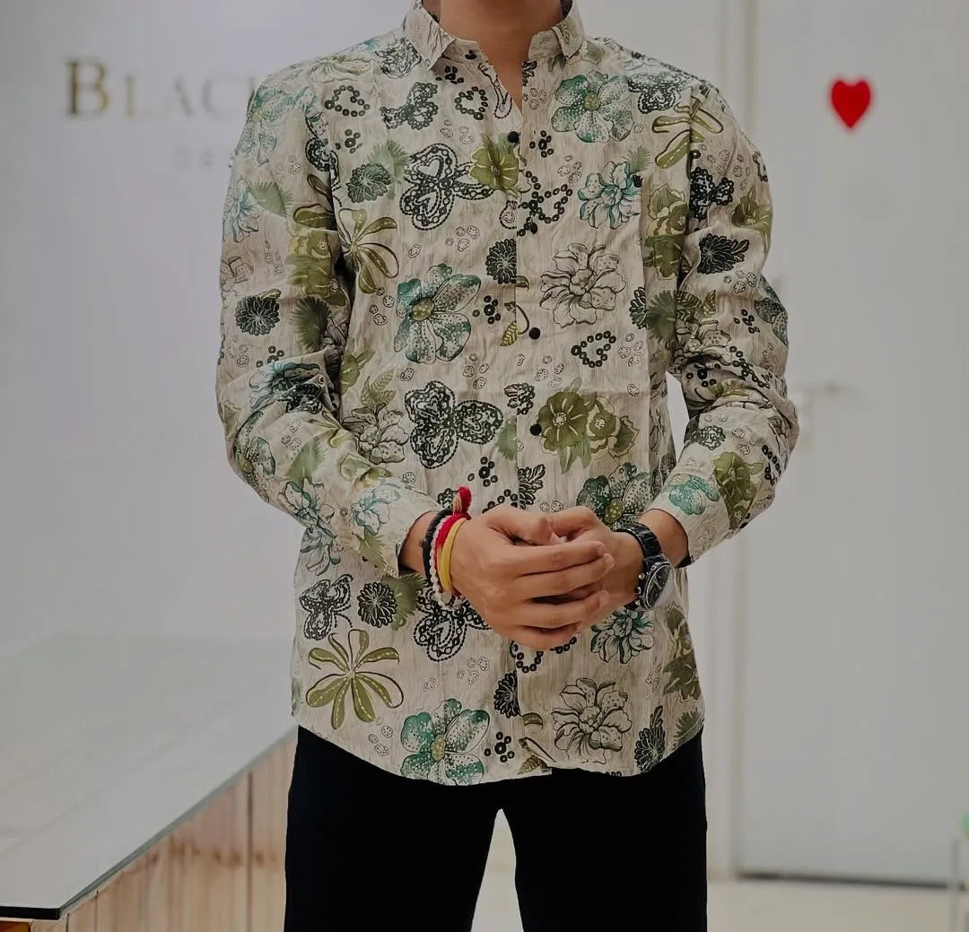 Botanical Print Shirt