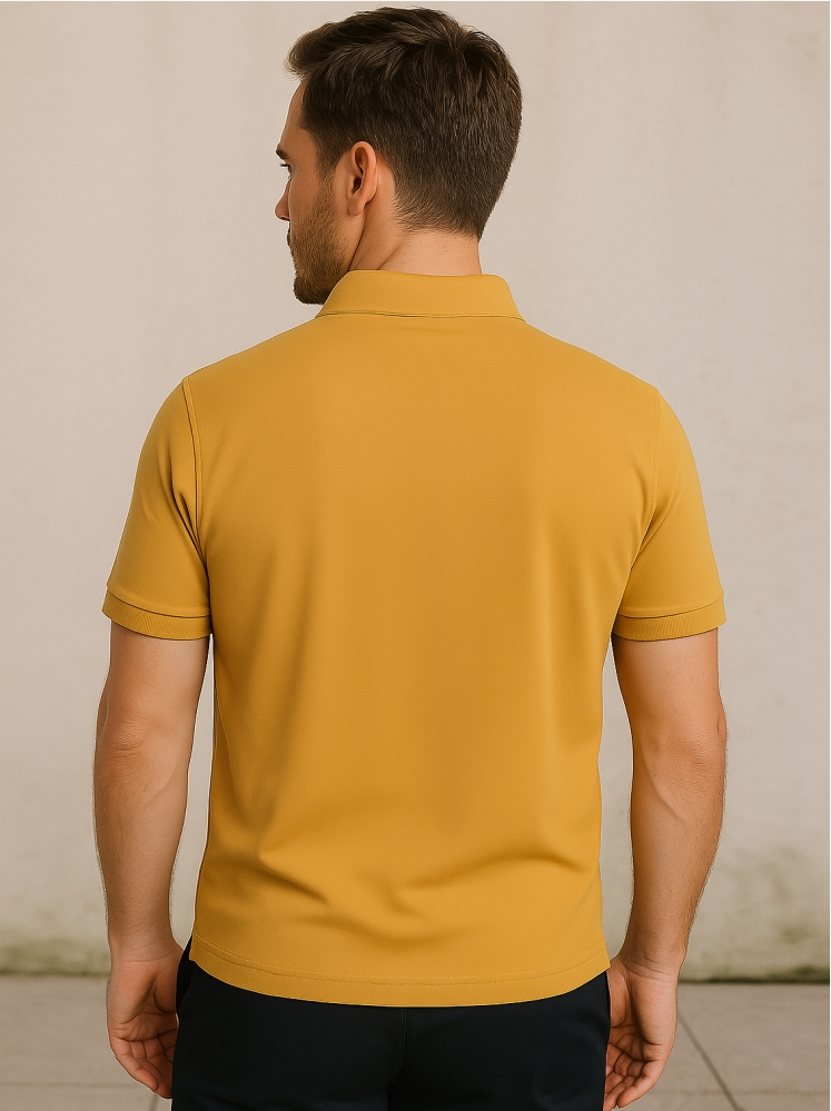 Gold Polo T-shirts (Higho2 Premium T-shirts)