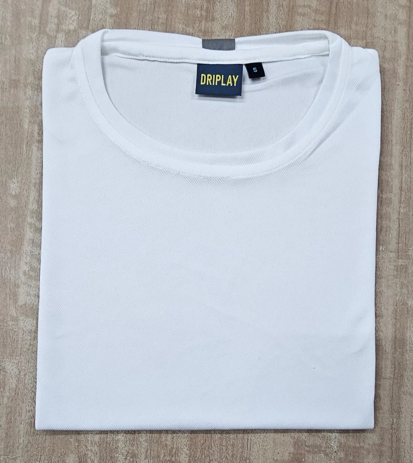 Polyester White Plain T Shirts For Men